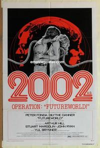 b712 FUTUREWORLD one-sheet movie poster '76 2002: Operation Futureworld!