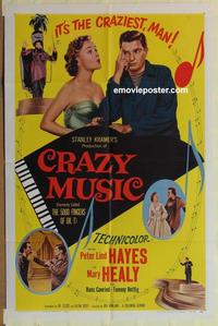 b483 5000 FINGERS OF DR T one-sheet movie poster R58 as Crazy Music!