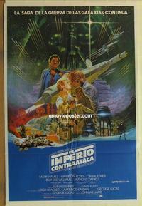 b179 EMPIRE STRIKES BACK Argentinean movie poster '80 Lucas