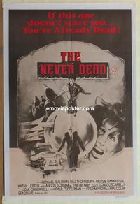 b107 PHANTASM Aust one-sheet movie poster '79 The Never Dead, killer ball!