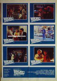 b233 BACK TO THE FUTURE Aust lobby card movie poster '85 Michael J. Fox