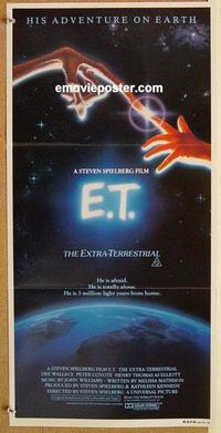 b245 ET Aust daybill movie poster '82 Spielberg, Drew Barrymore