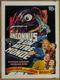 b022 IT CAME FROM OUTER SPACE linen Belgian movie poster '53 3D sci-fi