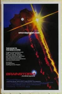 h676 BRAINSTORM one-sheet movie poster '83 Christopher Walken, Wood