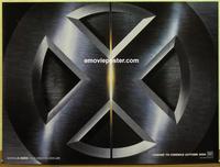 b075 X-MEN teaser British quad movie poster '00 Stewart, Jackman