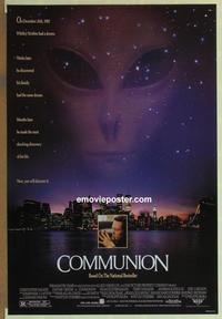 h696 COMMUNION one-sheet movie poster '89 Christopher Walken, sci-fi!