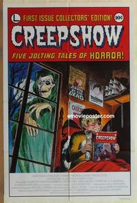 b601 CREEPSHOW int'l one-sheet movie poster '82 George Romero, Stephen King