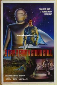 h704 DAY THE EARTH STOOD STILL Killian one-sheet movie poster R94 classic!