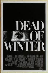 h705 DEAD OF WINTER one-sheet movie poster '87 Mary Steenburgen, horror!