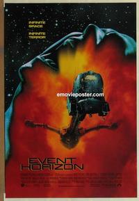 h729 EVENT HORIZON DS int'l one-sheet movie poster '97 Laurence Fishburne