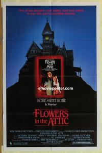 b691 FLOWERS IN THE ATTIC one-sheet movie poster '87 Victoria Tennant