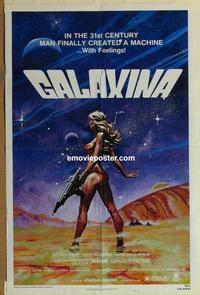 b715 GALAXINA one-sheet movie poster '80 super sexy Dorothy Stratten!