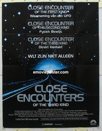 b202 CLOSE ENCOUNTERS OF THE THIRD KIND German movie poster 32x42 '77