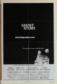 b721 GHOST STORY one-sheet movie poster '81 Fred Astaire, Melvyn Douglas