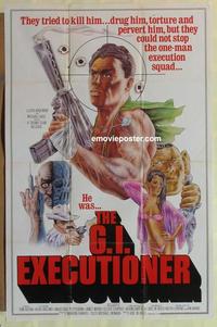 b714 G.I. EXECUTIONER one-sheet movie poster '84 Troma nude shoot-out!