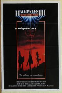 b742 HALLOWEEN 3 one-sheet movie poster '82 Season of the Witch!