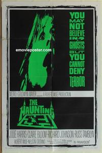 b747 HAUNTING one-sheet movie poster '63 you cannot deny terror!