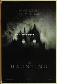 h764 HAUNTING DS teaser one-sheet movie poster '99 Liam Neeson, horror!