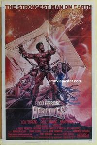 b757 HERCULES one-sheet movie poster '83 Lou Ferrigno, Danning