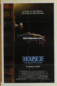 b765 HOUSE 2 one-sheet movie poster '87 Royal Dano, great horror art!