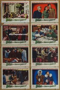 h227 BEAST FROM 20,000 FATHOMS 8 movie lobby cards '53 Ray Bradbury