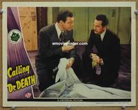 h320 CALLING DR DEATH movie lobby card '43 Chaney Jr, Inner Sanctum!