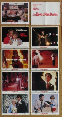 h220 DEVIL & MAX DEVLIN 9 movie lobby cards '81 Disney, Gould, Cosby