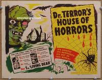 h201 DR TERROR'S HOUSE OF HORRORS movie title lobby card '43 horror!