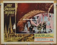 h362 FIRST SPACESHIP ON VENUS LC #3 '62 German movie poster sci-fi!