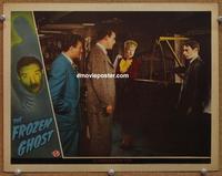 h367 FROZEN GHOST movie lobby card '44 Lon Chaney Jr, Evelyn Ankers
