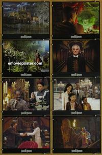 h243 HAUNTED MANSION 8 movie lobby cards '03 Eddie Murphy, Disney