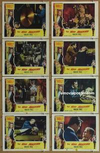h253 MAD MAGICIAN 8 movie lobby cards '54 Vincent Price, Mary Murphy