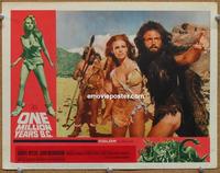 h477 ONE MILLION YEARS BC movie lobby card #3 '66 best Raquel Welch!