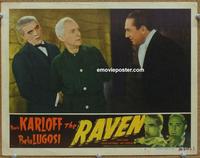 h491 RAVEN movie lobby card #7 R49 Boris Karloff, Bela Lugosi