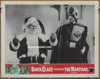 h503 SANTA CLAUS CONQUERS THE MARTIANS #2 movie lobby card '64 wacky!