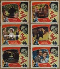 h558 SON OF DR JEKYLL 6 movie lobby cards '51 Louis Hayward, horror!