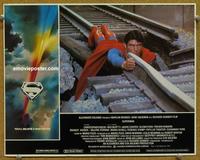 h517 SUPERMAN movie lobby card '78 best image of Christopher Reeve!