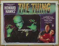 h521 THING Fantasy #9 LC '90s Howard Hawks, best close up of James Arness as the plant creature!