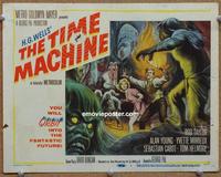 h218 TIME MACHINE movie title lobby card '60 Rod Taylor, Yvette Mimieux