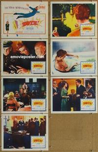 h548 ZOTZ 7 movie lobby cards '62 William Castle, sci-fi comedy!
