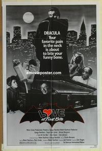 b857 LOVE AT FIRST BITE one-sheet movie poster '79 Dracula image!