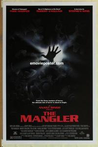 h811 MANGLER one-sheet movie poster '95 Stephen King, Tobe Hooper, Englund