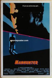 h812 MANHUNTER one-sheet movie poster '86 Hannibal Lector