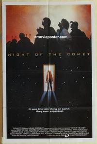 b906 NIGHT OF THE COMET one-sheet movie poster '84 Robert Beltran, horror!