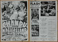 b364 CHANDU ON THE MAGIC ISLAND movie pressbook '35 Bela Lugosi