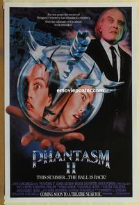 h843 PHANTASM 2 one-sheet movie poster '88 the ball is back!