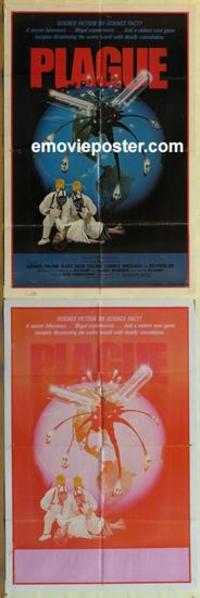 b934 PLAGUE one-sheet movie poster '78 Ed Hunt sci-fi thriller!