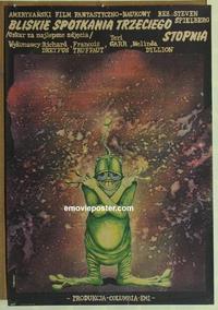 b097 CLOSE ENCOUNTERS OF THE THIRD KIND Polish movie poster '77 cool!