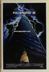 h852 POLTERGEIST 3 one-sheet movie poster '88 Tom Skerritt, Nancy Allen