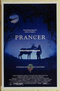 h853 PRANCER one-sheet movie poster '89 Sam Elliot, Leachman, Christmas!